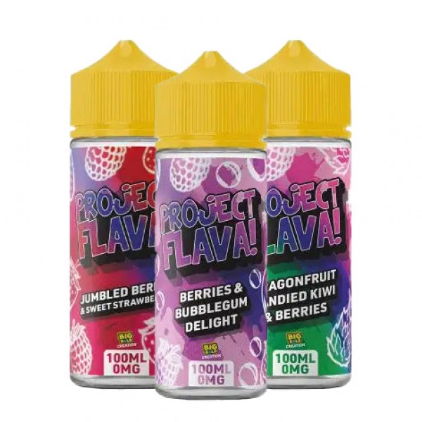 Project Flava x Big Bold 100ml 0mg Shortfills