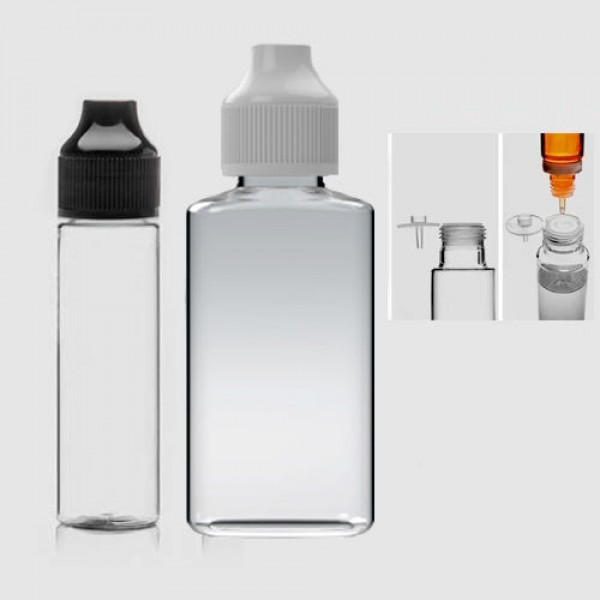 Empty e-Flip & Click E-liquid Bottle