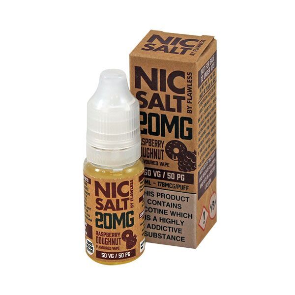 Raspberry Doughnut Nic Salt by Flawless