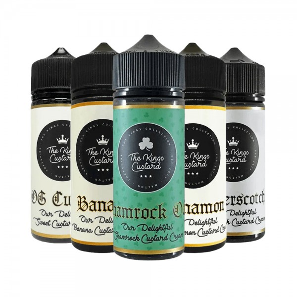 The Kings Custard 100ml 0mg Shortfills
