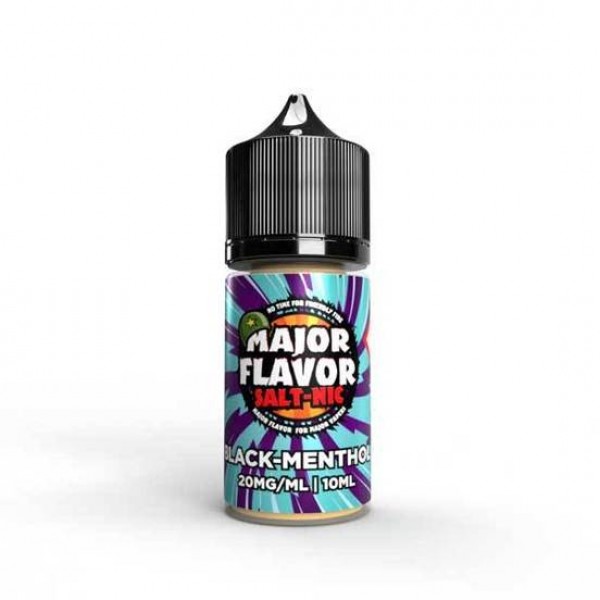 Black Menthol Nic Salt by Major Flavor